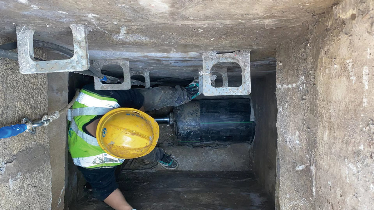 河口HDPE短管内衬法